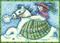 Art: WINTER'S RIDE ON A PINECONE PONY by Artist Susan Brack