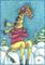 Art: CHILLY GIRAFFE by Artist Susan Brack