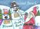 Art: GAMBLING SANTA by Artist Susan Brack