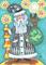 Art: ST. NICK AND CANDY CORN TREE by Artist Susan Brack