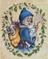 Art: PERE NOEL Santa RUG Needlepoint Design by Artist Susan Brack