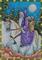 Art: WINTER'S JOURNEY - Needlepoint Tapestry Rug by Artist Susan Brack
