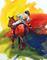 Art: POLO SKETCH 6 ~ COMMISSIONED by Artist Marcia Baldwin