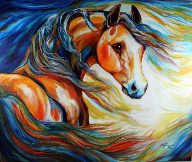 THUNDER WIND 2012 - by Marcia Baldwin from COMMISSIONED PAINTINGS