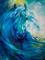 Art: BLUE GHOST EQUINE OCEAN by Artist Marcia Baldwin