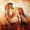 Art: WILD MUSTANG FOREST by Artist Marcia Baldwin