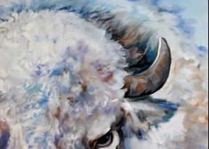 Detail Image for art WHITE BUFFALO ~ COMMISSIONED