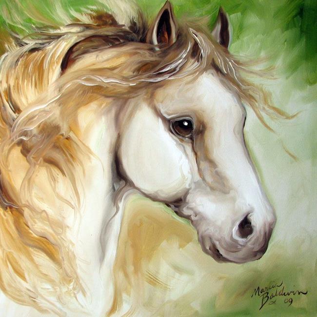 Art: CREAMELO EQUINE ART by Artist Marcia Baldwin