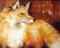 Art: RED FOX STUDY by Artist Marcia Baldwin
