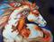 Art: SPIRIT INDIAN WAR HORSE ~ COMMISSIONED by Artist Marcia Baldwin