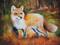 Art: LITTLE RED FOX COMMISSION by Artist Marcia Baldwin