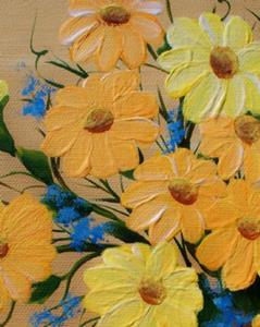 Detail Image for art PEACH&YELLOW COSMOS