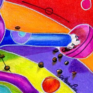 Detail Image for art Giving Chase (sold) Detail Image for art Giving Chase (sold)