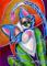Art: Mince Mouse Kitty SOLD by Artist Alma Lee