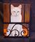 Art: Balcony Cat by Artist Rosemary Margaret Daunis