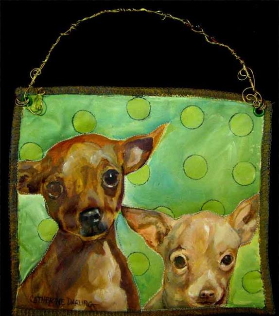 Art: Chihuahua Tails by Artist Catherine Darling Hostetter