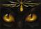 Art: Jeweled Kitty #7 Amber by Artist Elaina Wagner
