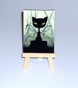 Detail Image for art Shadow Cat Of The Mystical Green Forest