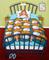 Art: Cat Quilt by Artist Rebecca Stringer Korpita