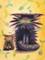 Art: Cranky Cats With Fishbones by Artist Cynthia Schmidt