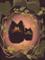 Art: Scaredy Cats With Vine  by Artist Cynthia Schmidt