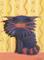 Art: Cranky Cat With Shadow  by Artist Cynthia Schmidt