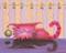 Art: Christmas Cranky Cat - Ornament by Artist Cynthia Schmidt