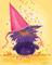Art: New Year's Cranky Cat by Artist Cynthia Schmidt
