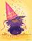 Art: Birthday Cranky Cat by Artist Cynthia Schmidt