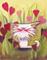 Art: Valentine's Cranky Cat by Artist Cynthia Schmidt