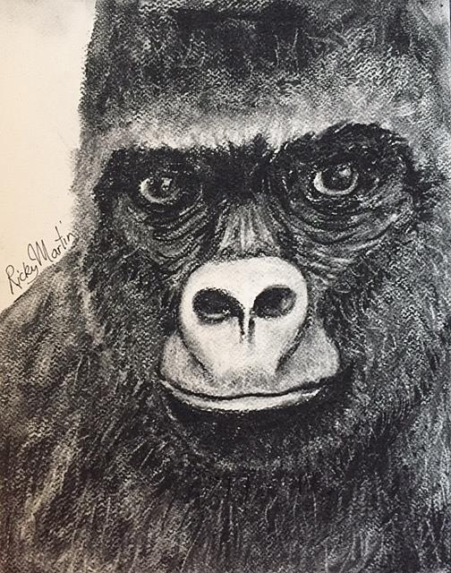Art: Gorilla by Artist Ulrike 'Ricky' Martin