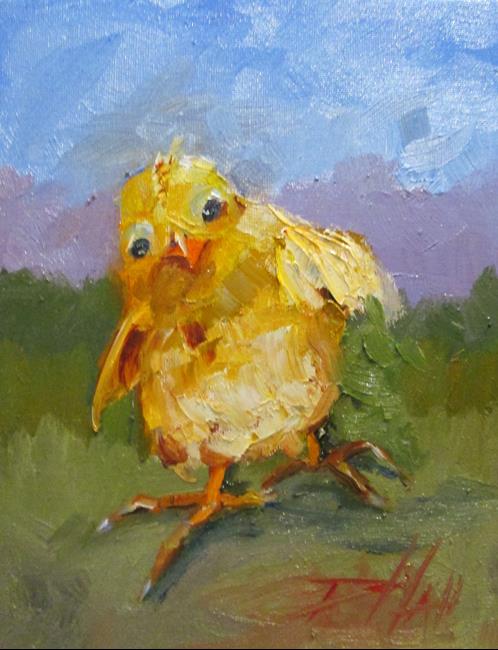 Art: Spring Chick by Artist Delilah Smith