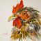 Art: Rooster No. 5-SOLD by Artist Delilah Smith