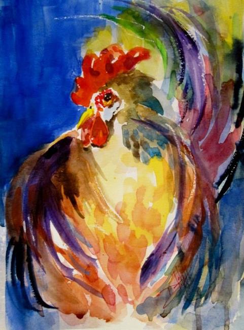 Art: Rooster No. 28 by Artist Delilah Smith