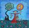 Art: Prudence's Day-Feed the Birds by Artist Juli Cady Ryan
