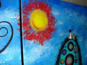 Detail Image for art Sharing A Summer Day