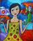 Art: Creating My World V by Artist Juli Cady Ryan