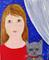 Art: Starry Night (Sold) by Artist Fran Caldwell