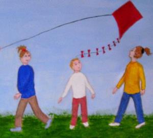 Detail Image for art Kite Day (SOLD)