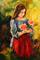 Art: In Her Garden by Artist Laurie Justus Pace