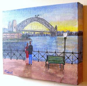 Detail Image for art Sydney Harbour Sunset (Not for Sale)