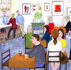 Detail Image for art Cafe (Sold)