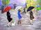 Art: Rain, Rain, Go Away (Sold) by Artist Fran Caldwell
