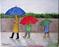 Art: Spring Rain (Sold) by Artist Fran Caldwell