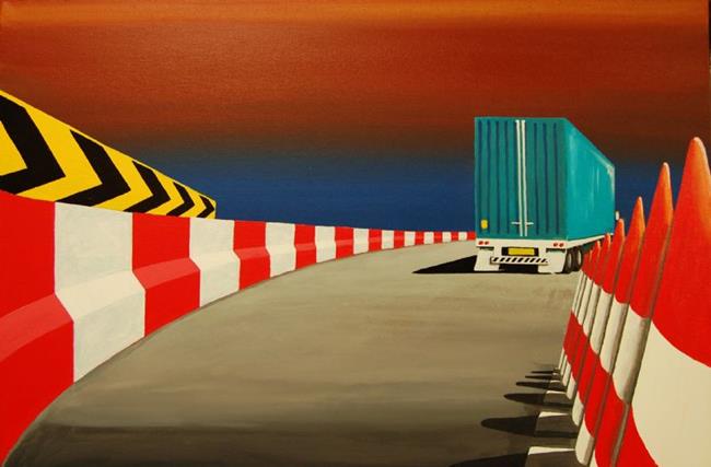 Art: This Way (SOLD) by Artist Barry Hunt