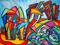 Art: Beach Houses by Artist Chris Jeanguenat