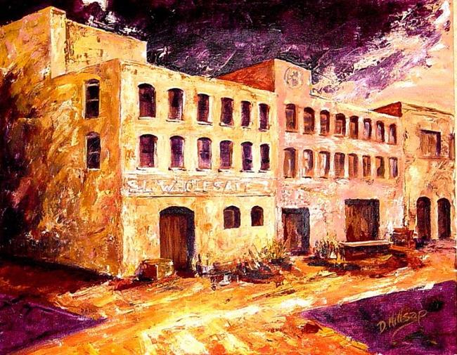 Art: Warehouses by Artist Diane Millsap