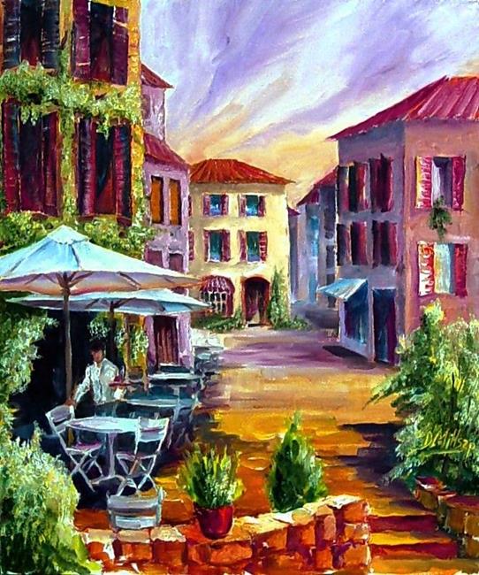 Art: French Country Cafe by Artist Diane Millsap
