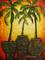 Art: Potted Palms- SOLD by Artist Ke Robinson