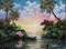 Art: FLorida  ROSEATE SPOONBILL -Sold by Artist Ke Robinson